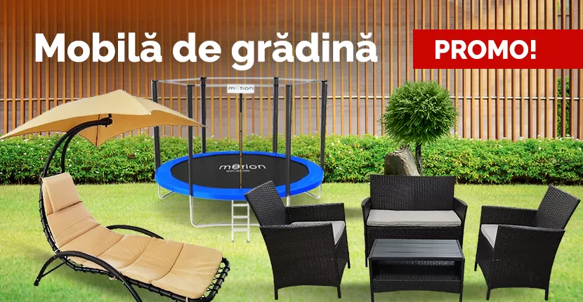 Mobilă de gradină la Promoție!
