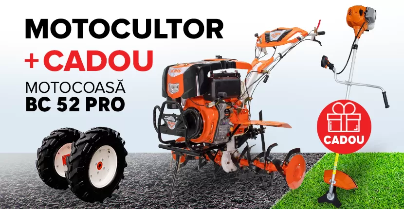 Cumpara motocultor si primeste motocoasa cadou !!!