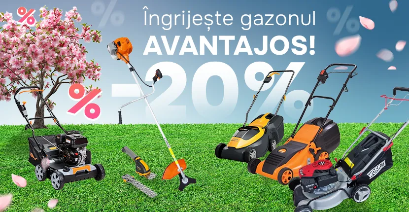 Îngrijește gazonul avantajos!