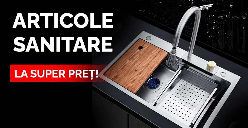 Articole sanitare la super preț!