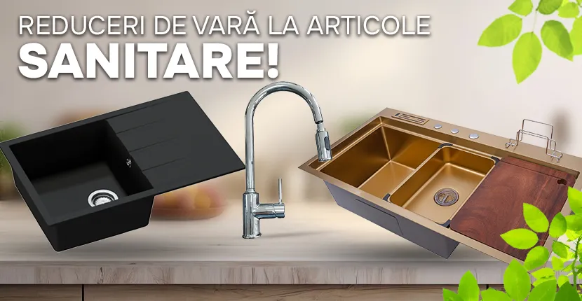 Reduceri de vară la articole sanitare!