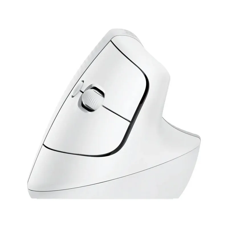 Mouse Wireless Logitech Lift Vertical, Alb