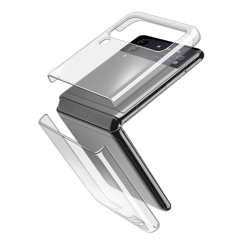 Husă Cellularline Clear Case - Gal. Z Flip 4, Transparent