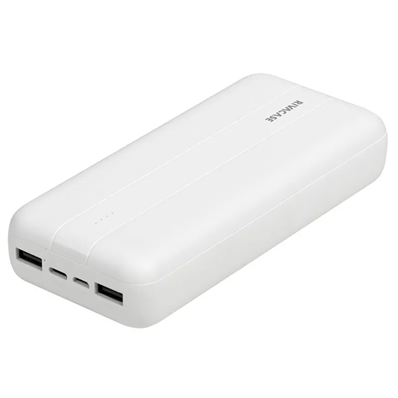 Acumulator extern RivaCase VA2081, 20000mAh, Alb