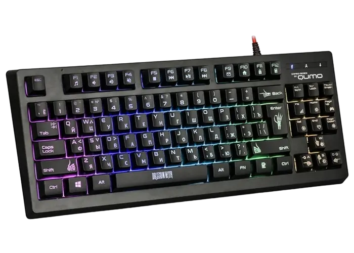 Set Tastatură + Mouse QUMO Pandemonium, Cu fir, Negru