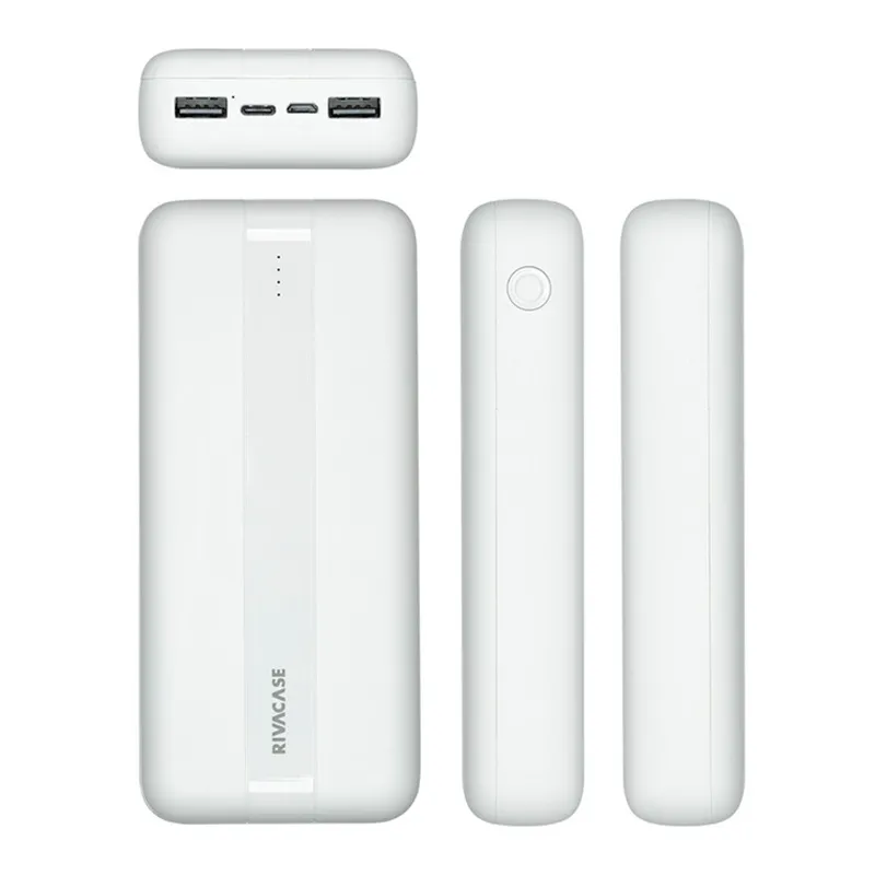 Acumulator extern RivaCase VA2081, 20000mAh, Alb