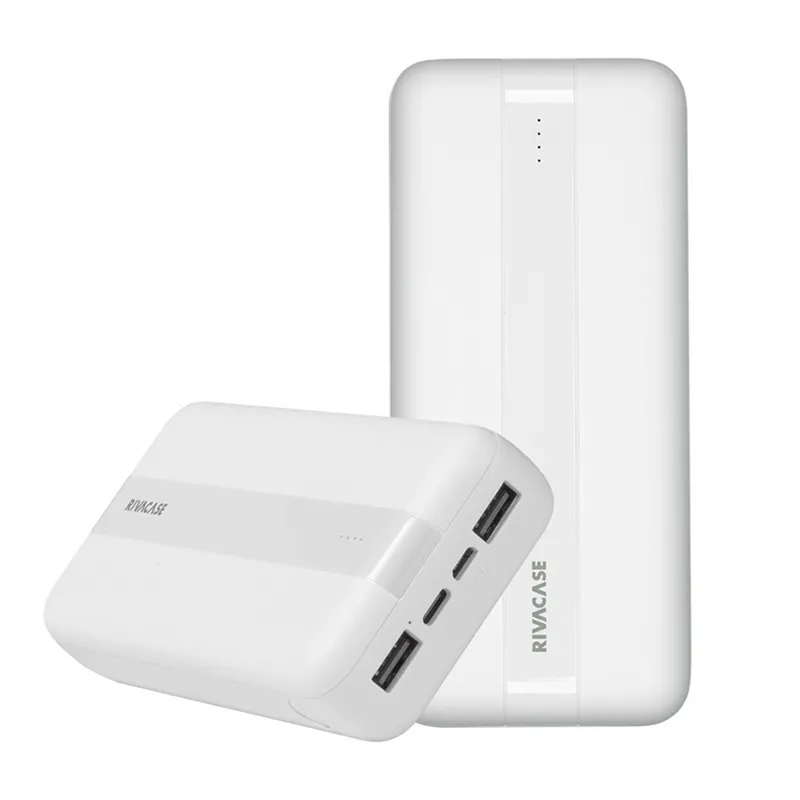 Acumulator extern RivaCase VA2081, 20000mAh, Alb