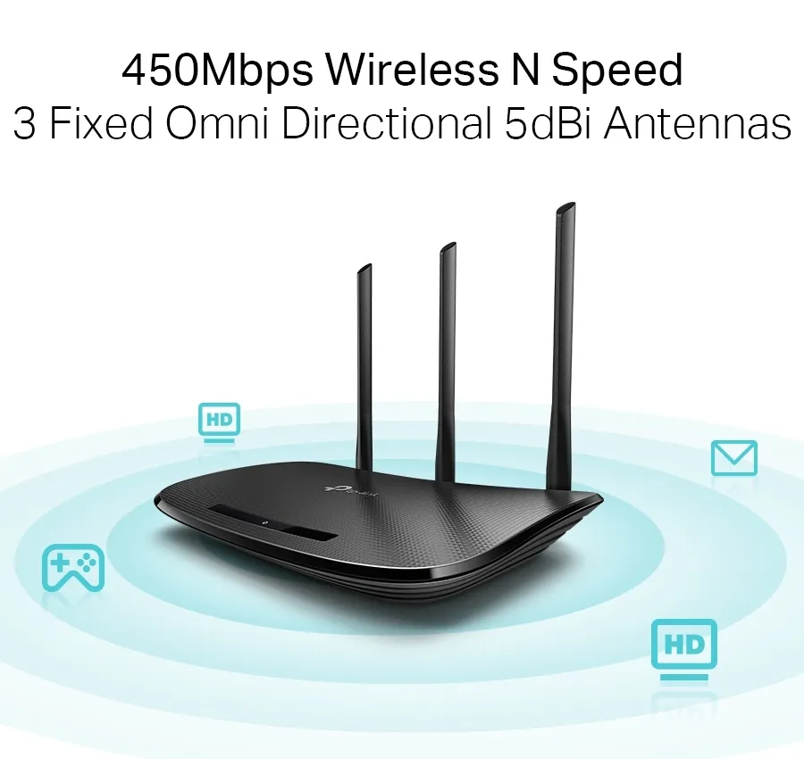 Router fără fir TP-LINK TL-WR940N, Negru