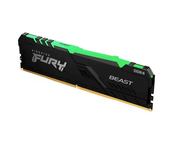 Memorie RAM Kingston FURY Beast RGB, DDR4 SDRAM, 2666 MHz, 16GB, KF426C16BBAK2/16