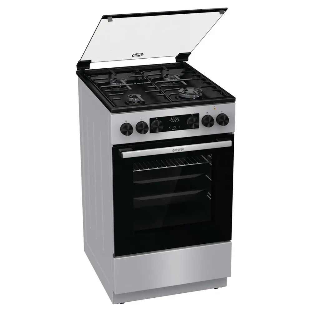 Aragaz Mixt Gorenje GK 5C41 SH, Argintiu