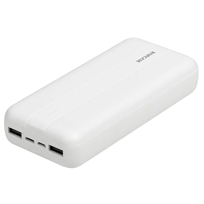 Acumulator extern RivaCase VA2081, 20000mAh, Alb