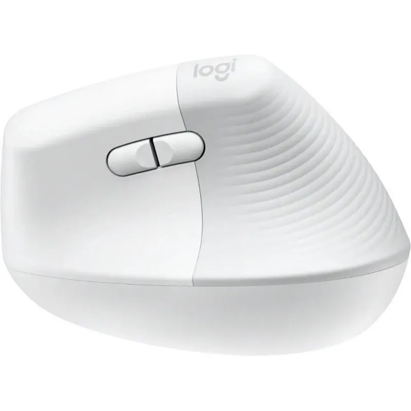 Mouse Wireless Logitech Lift Vertical, Alb