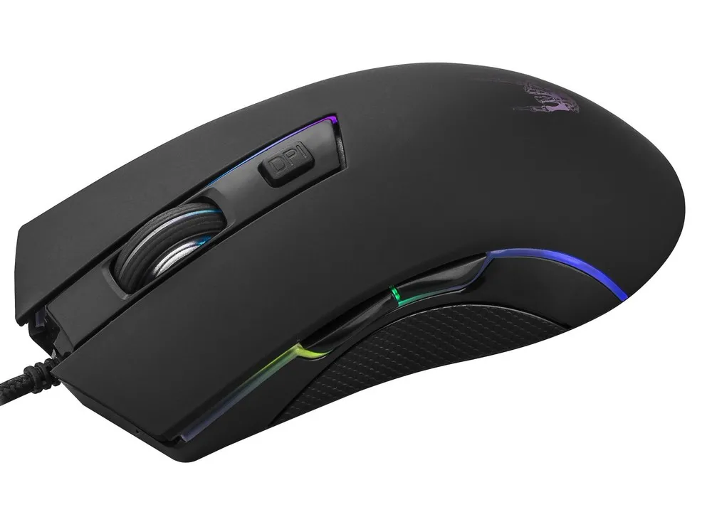 Set Tastatură + Mouse QUMO Pandemonium, Cu fir, Negru
