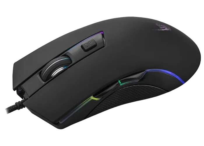 Set Tastatură + Mouse QUMO Pandemonium, Cu fir, Negru
