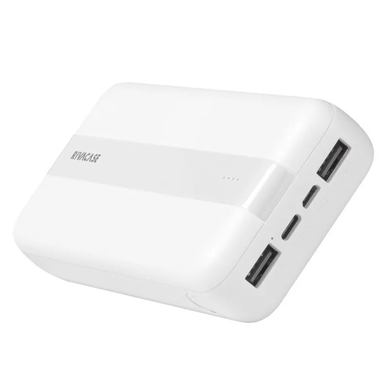 Acumulator extern RivaCase VA2081, 20000mAh, Alb