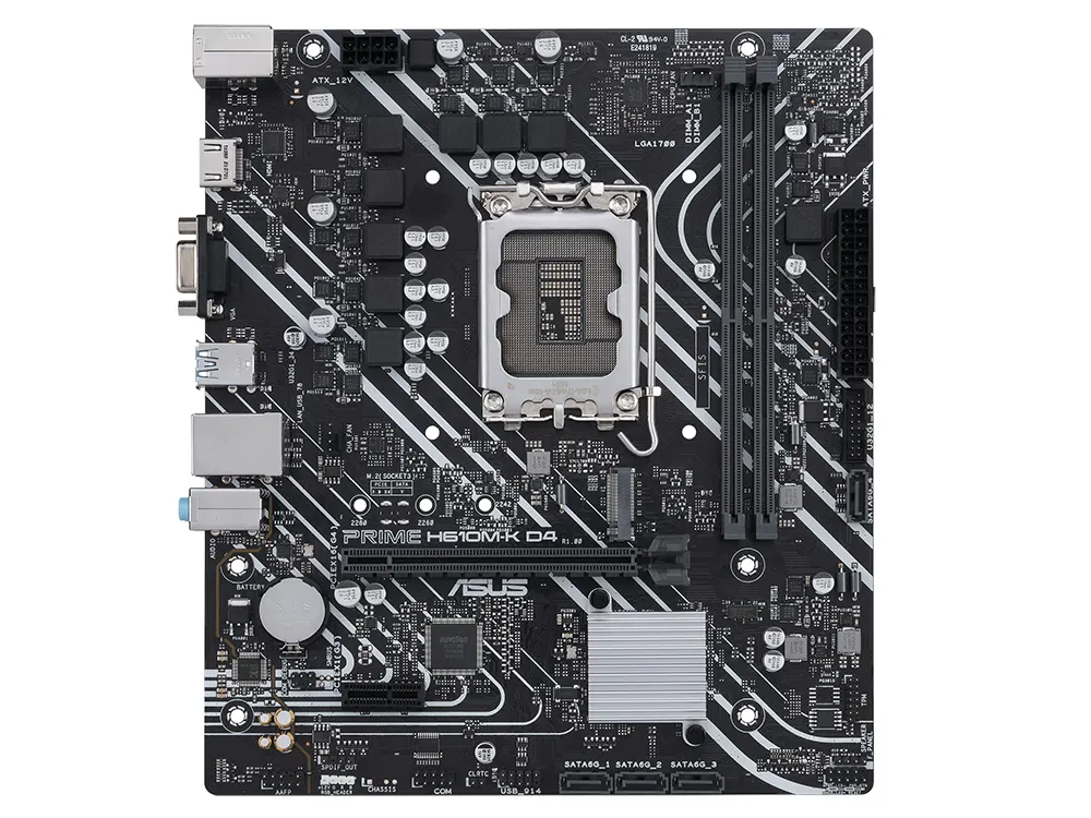 Placă de bază ASUS PRIME H610M-K D4, LGA1700, Intel H610, Micro-ATX