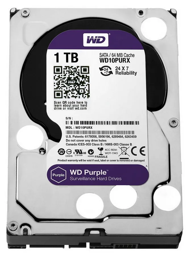 Unitate HDD Western Digital WD Purple, 3.5", 1 TB <WD10PURZ>