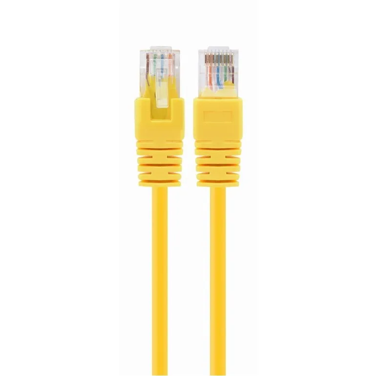 Patch cord Cablexpert PP6U-0.25M/Y, Cat6 UTP, 0,25m, Galben
