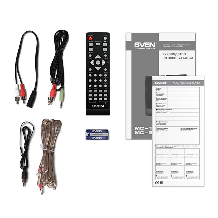 Boxe pentru calculator 2.0 SVEN MC-10, Negru