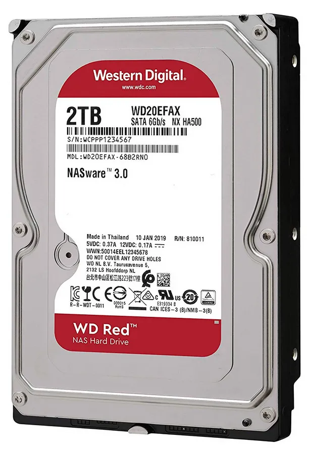 Unitate HDD Western Digital WD Red, 3.5", 2 TB <WD20EFAX>