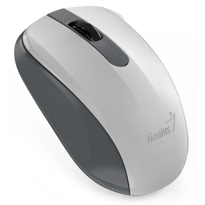 Mouse Wireless Genius NX-8008S, Alb/Gri