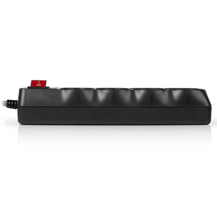 Prelungitor electric SVEN SF-08-16, 8 Prize, 3m, Negru