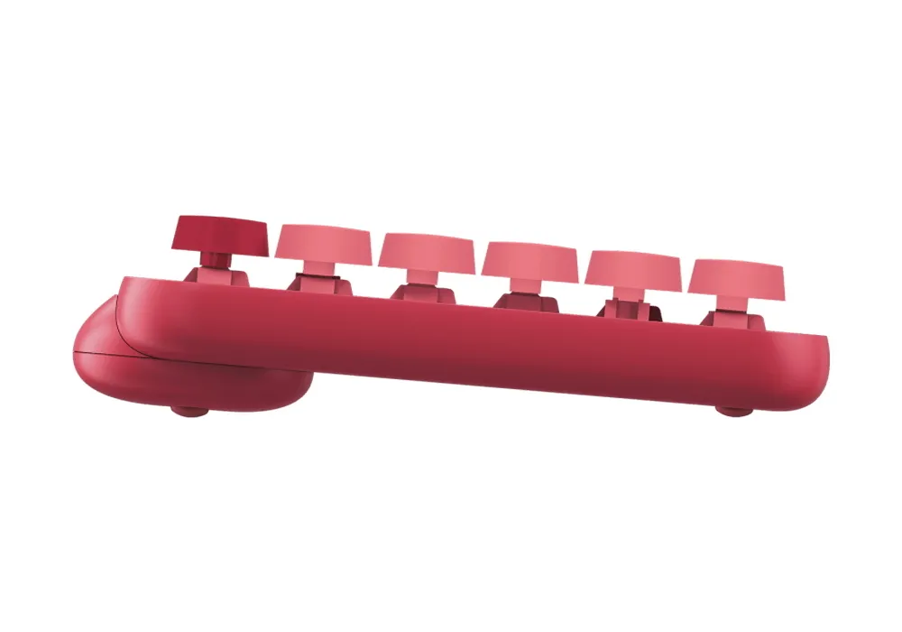 Tastatură Logitech POP Keys, Fără fir, Roz
