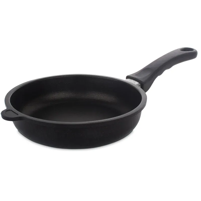 Tigaie AMT Gastroguss I-724-E, 2,6L, 24cm, Negru