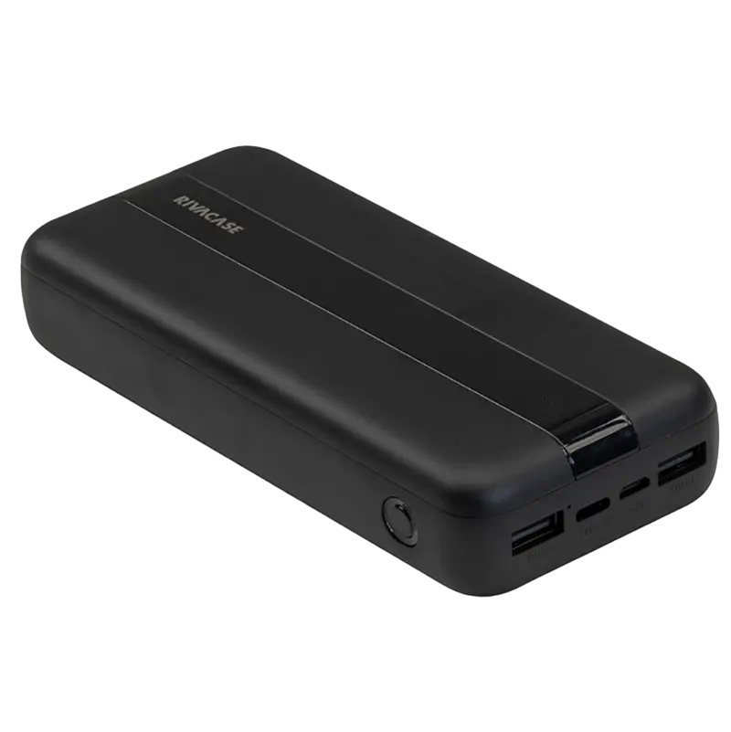 Acumulator extern RivaCase VA2081, 20000mAh, Negru