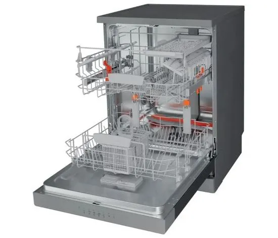 Mașină de spălat vase Hotpoint-Ariston HFC 3C41 CW X, Argintiu