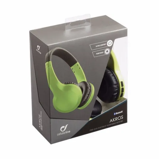 Căști Cellularline Akros Light, Verde