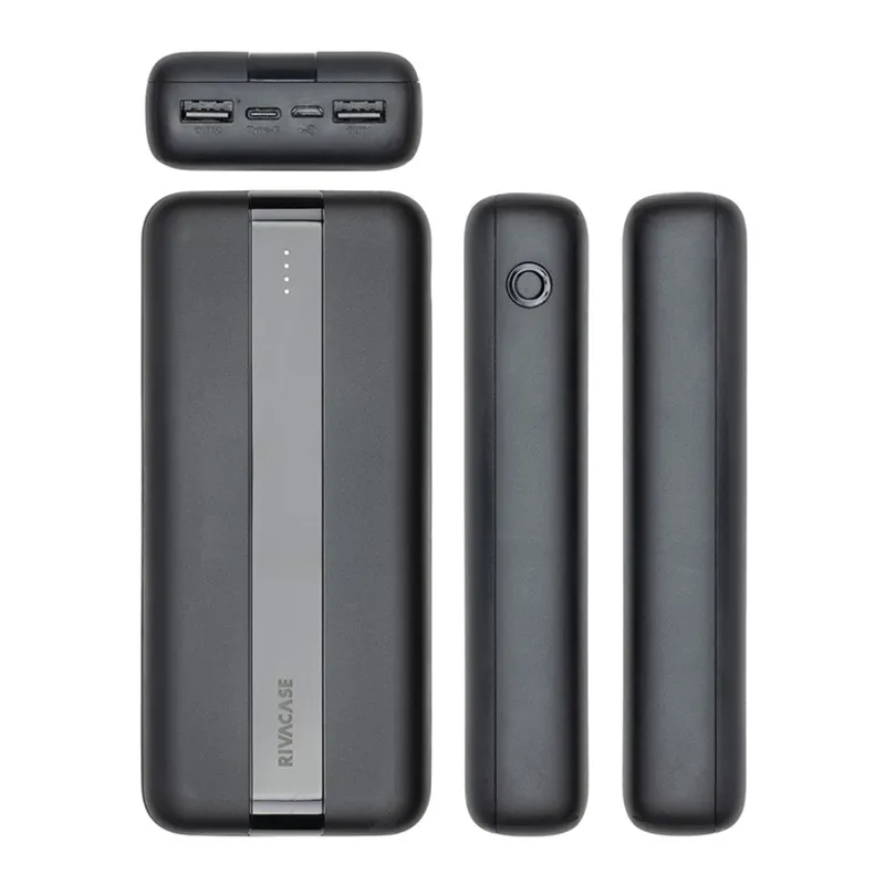 Acumulator extern RivaCase VA2081, 20000mAh, Negru