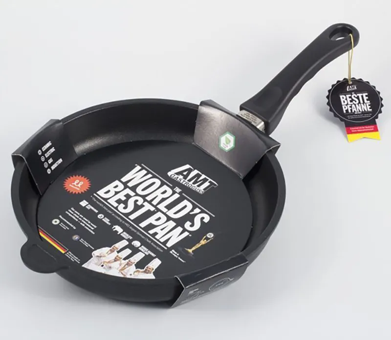 Tigaie AMT Gastroguss I-526-E, 1,6L, 26cm, Negru