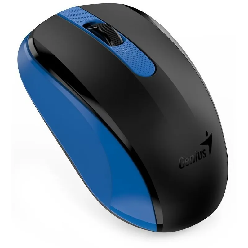 Mouse Wireless Genius NX-8008S, Negru/Albastru
