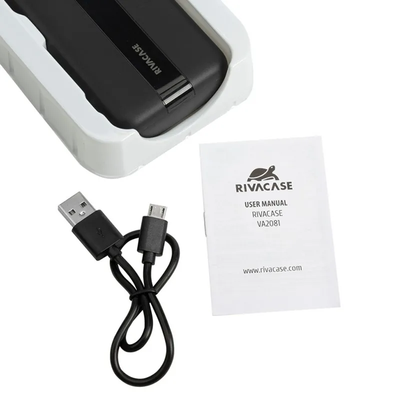 Acumulator extern RivaCase VA2081, 20000mAh, Negru