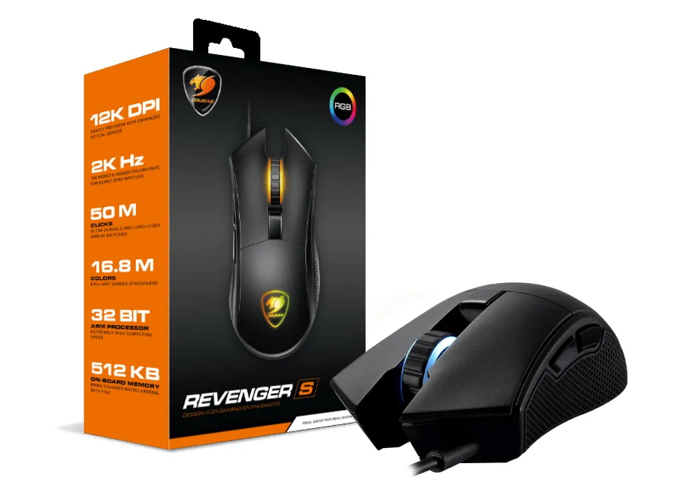 Gaming Mouse Cougar Revenger S, Negru