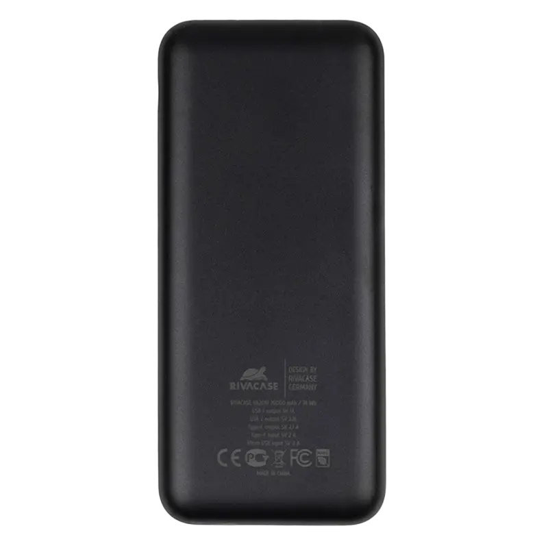 Acumulator extern RivaCase VA2081, 20000mAh, Negru