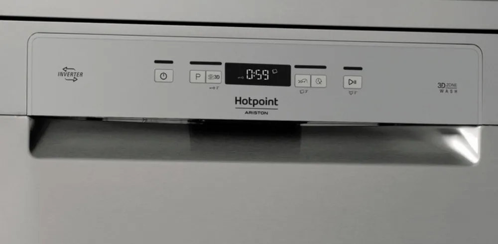 Mașină de spălat vase Hotpoint-Ariston HFC 3C41 CW X, Argintiu