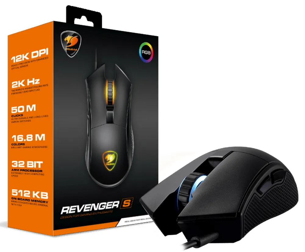 Gaming Mouse Cougar Revenger S, Negru