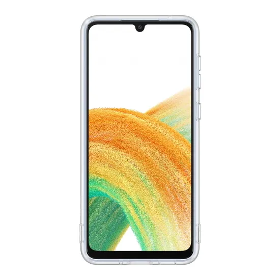 Original Sam. Soft Clear cover Galaxy A33, Transparent