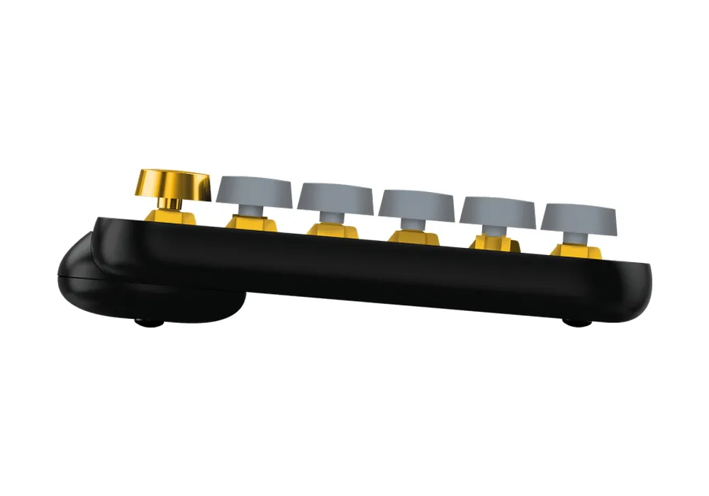 Tastatură Logitech POP Keys, Fără fir, Galben