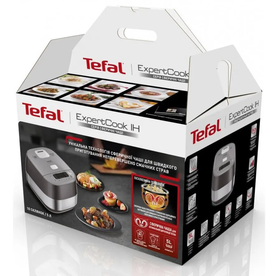 Aparat de gătit multifuncțional Tefal RK802B34, Argintiu