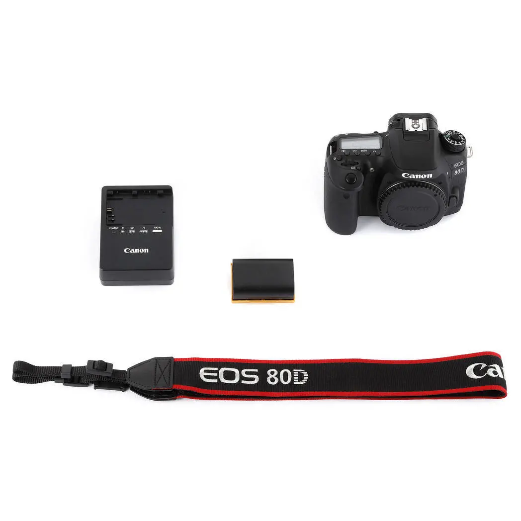 Aparat foto DSLR Canon EOS 80D, Negru