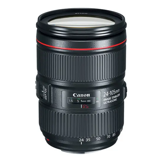 Aparat foto DSLR Canon EOS 5D Mark IV KIT (+ EF24-105 f/4 L IS USM), Negru