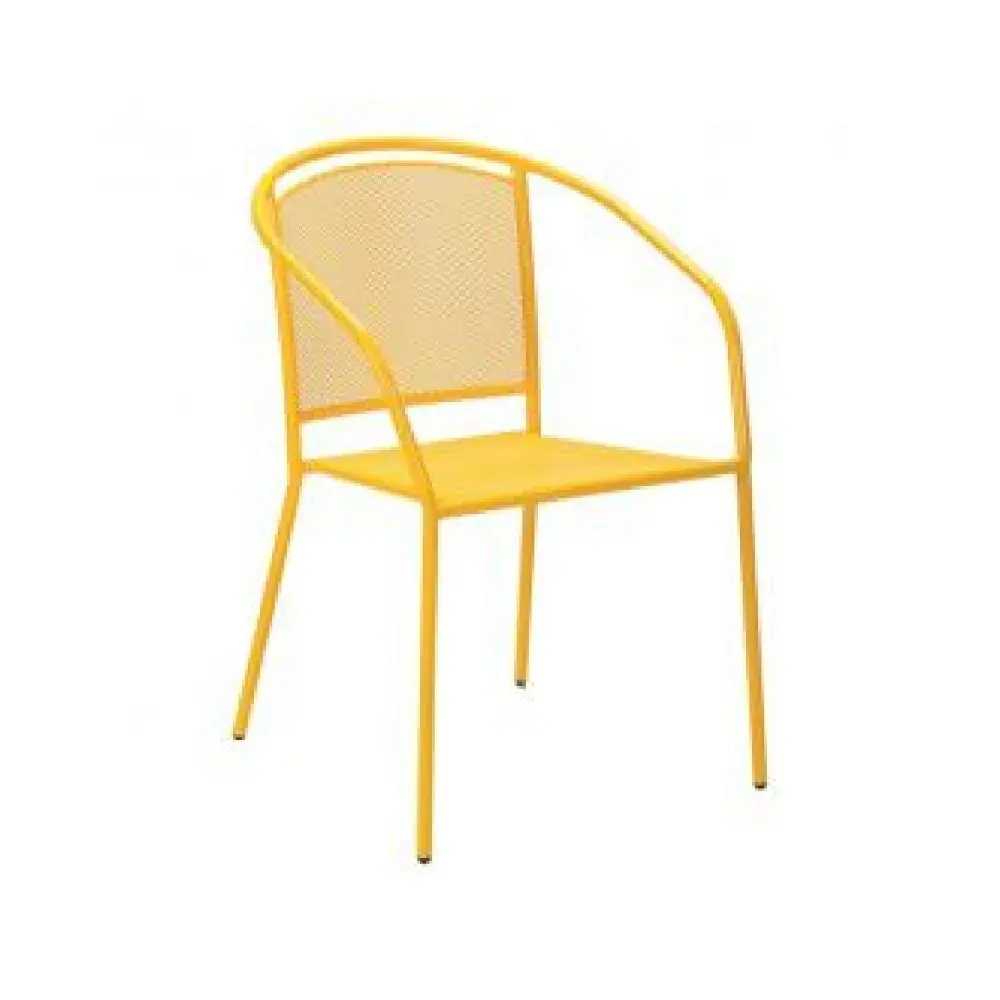 Scaun de metal Arko (Galben)