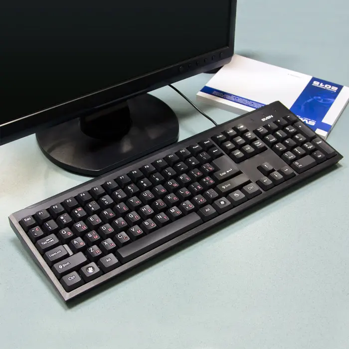Tastatură SVEN Standard 303, Cu fir, Negru