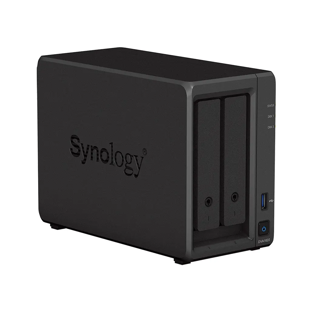 Stocare atașată la rețea SYNOLOGY DVA1622, Negru