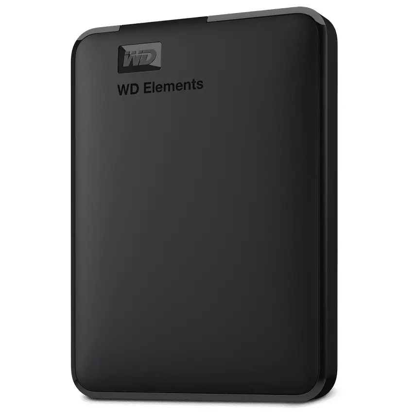 HDD portabil extern Western Digital WD Elements,  1 TB, Negru (WDBUZG0010BBK-WESN)