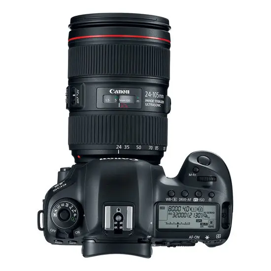 Aparat foto DSLR Canon EOS 5D Mark IV KIT (+ EF24-105 f/4 L IS USM), Negru