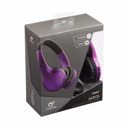 Căști Cellularline Akros Light, Violet